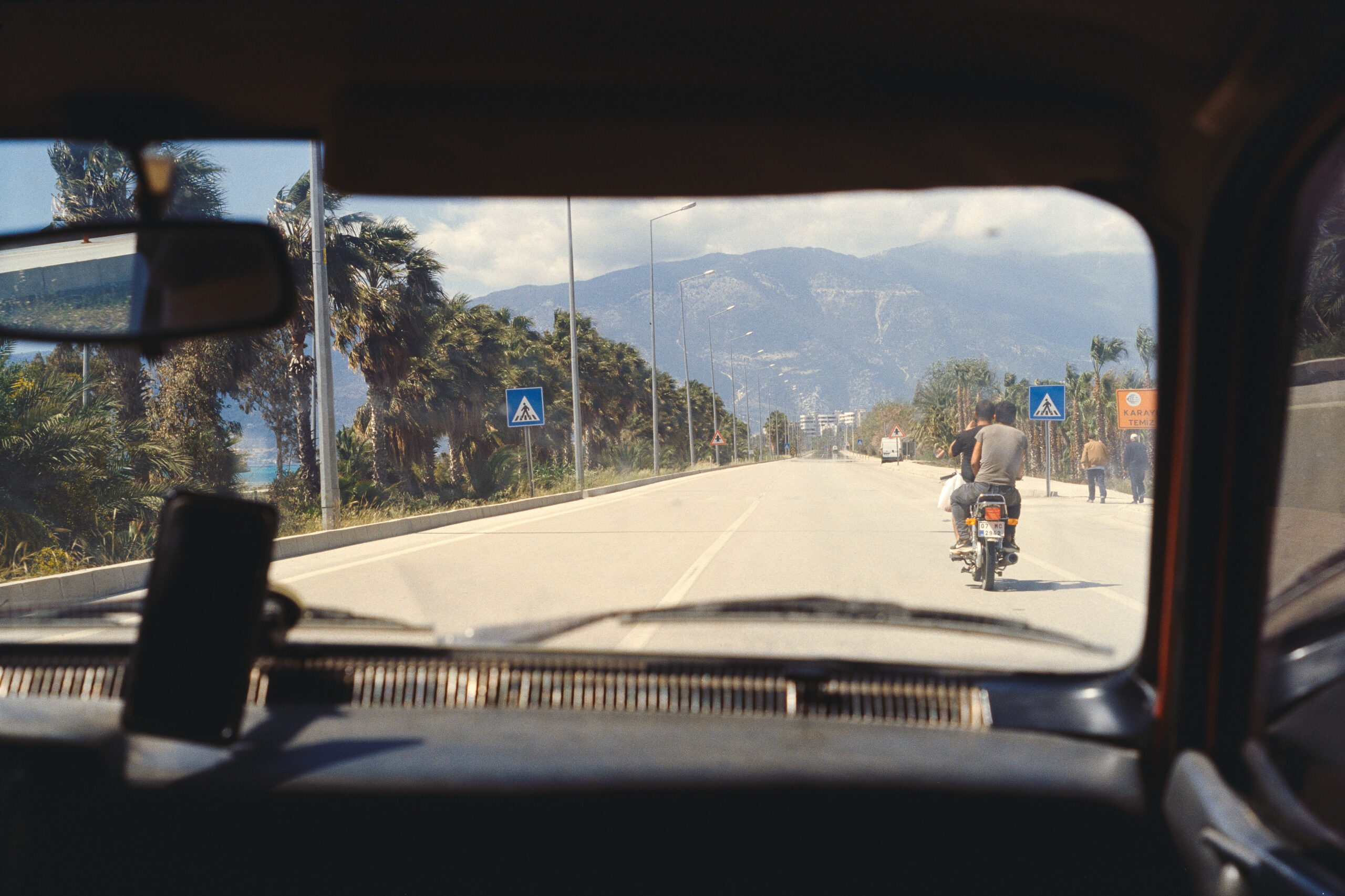 Interior of vehicle in Turkey